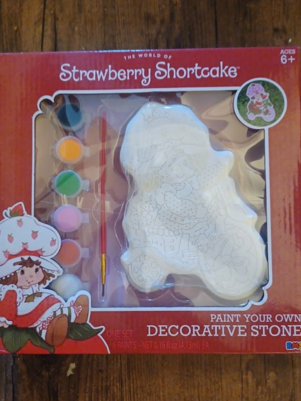 Strawberry Shortcake Paint Your Own Decorative Stone Kit NEW